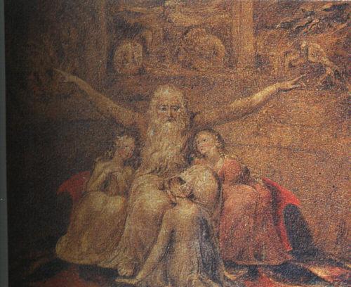 William Blake Job and his Daughters oil painting image